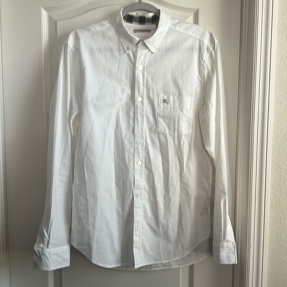 Burberry White Button Down